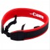 Canon Neoprene Neck Strap for Camera / DSLR - Red Color With White Letter